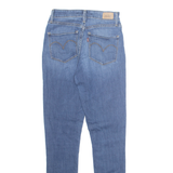 LEVI'S High Rise Womens Jeans Blue Slim Skinny Stone Wash W25 L29