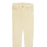 DIESEL Low Waist Mens Jeans Beige Slim Skinny W27 L33