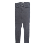 LEVI'S 710 Womens Jeans Grey Slim Skinny W28 L30