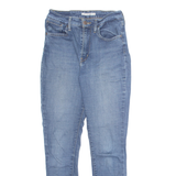 LEVI'S 721 High Rise Womens Jeans Blue Slim Skinny Stone Wash W26 L30