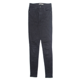 LEVI'S Mile High Womens Jeans Black Regular Skinny W26 L32