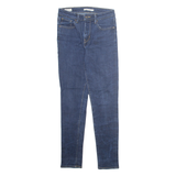 LEVI'S 721 High Rise BIG E Womens Jeans Blue Regular Skinny W28 L30