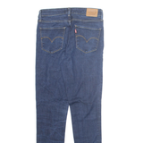 LEVI'S 721 High Rise BIG E Womens Jeans Blue Regular Skinny W28 L30
