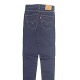 LEVI'S Mile High BIG E Womens Jeans Blue Slim Skinny W25 L32