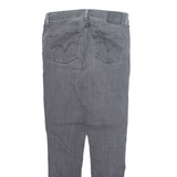 LEVI'S Womens Jeans Grey Regular Skinny W28 L29