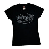 Ride The Legend Harley Davidson Graphic T-Shirt - XL Black Cotton