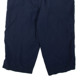 KAPPA Cropped Mens Sweatpants Blue Wide-Leg 2XL W36 L21