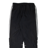ADIDAS Mens Track Pants Black Tapered S W28 L30