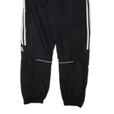 ADIDAS Mens Track Pants Black Tapered S W28 L30