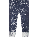 ADIDAS Womens Leggings Blue Skinny UK 10 W26 L29