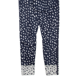 ADIDAS Womens Leggings Blue Skinny UK 10 W26 L29