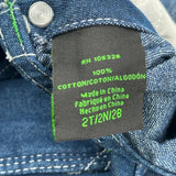 Age 2 John Deere Overalls - 2XS Blue Cotton