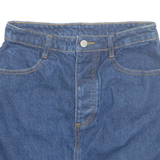 J.GALT Womens Straight Skirt Blue Short Denim M