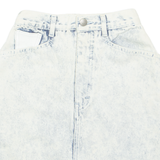 CODE NOUVEAU Womens Straight Skirt Blue Knee Length Denim XXS