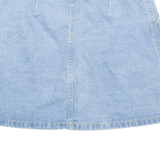 Womens A-Line Skirt Blue Short Denim M