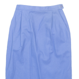 PENDLETON Womens Pencil Skirt Blue Midi Wool XXS
