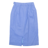 PENDLETON Womens Pencil Skirt Blue Midi Wool XXS