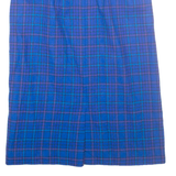PENDLETON Womens Pencil Skirt Blue Midi Wool Check S