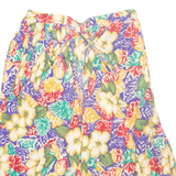LISSPORT Womens Wrap Skirt Brown Long Floral S