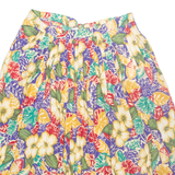 LISSPORT Womens Wrap Skirt Brown Long Floral S