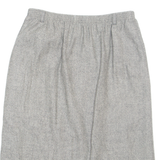 ALFRED DUNNER Womens Pencil Skirt Grey Midi Wool M