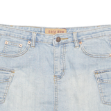 SALOMON Womens Straight Skirt Blue Short Denim M