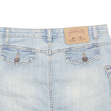 SALOMON Womens Straight Skirt Blue Short Denim M