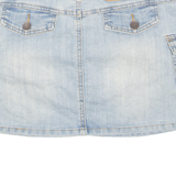 SALOMON Womens Straight Skirt Blue Short Denim M