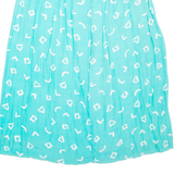 Womens Straight Skirt Blue Midi XS