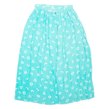 Womens Straight Skirt Blue Midi XS