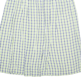 WALBUSCH Womens A-Line Skirt Green Midi Gingham UK 16