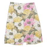 Womens Straight Skirt Pink Midi Floral M