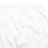 Womens Straight Skirt White Knee Length M