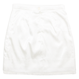 Womens Straight Skirt White Knee Length M