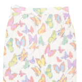 TULLO Womens Straight Skirt White Knee Length S