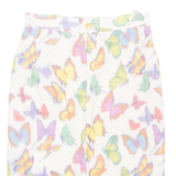 TULLO Womens Straight Skirt White Knee Length S