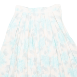 EXCLUSIVE STYLE Womens A-Line Skirt Blue Midi Floral M