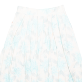 EXCLUSIVE STYLE Womens A-Line Skirt Blue Midi Floral M