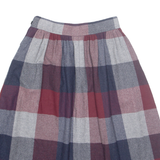 EVAN-PICONE Womens A-Line Skirt Red Midi Wool S