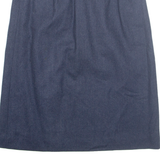 JONES NEW YORK Womens Pencil Skirt Blue Midi Wool UK 12