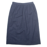 JONES NEW YORK Womens Pencil Skirt Blue Midi Wool UK 12
