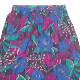 Womens A-Line Skirt Blue Midi Floral M
