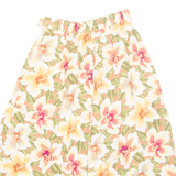 SK & COMPANY Womens A-Line Skirt Yellow Midi Floral UK 4