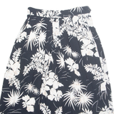 HIRSCH Womens A-Line Skirt Black Long Floral M