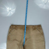 Carhartt Carpenter Trousers - 38W 30L Beige Cotton