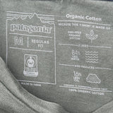 Save Our Home Planet Patagonia Graphic T-Shirt - Medium Green Cotton