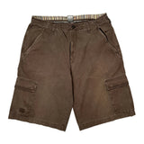 Nike Cargo Shorts - 34W 12L Brown Cotton