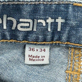Carhartt Jeans - 36W 34L Blue Denim