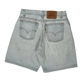 Levis Denim Shorts - 28W 8L Light Wash Cotton