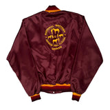 Made In USA Swingster Varsity Jacket - Large Burgundy Nylon